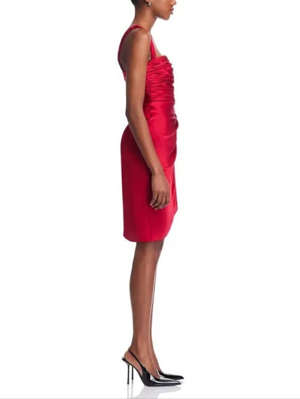 Cinq A Sept Tate Dress In Red Currant - Picture 6 of 7